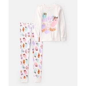 Carters‎ Bedtime Halloween Ghost PJs 2T Toddler Long Sleeve Pajama Set NWT